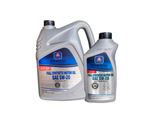AMERICAN FULL SYNTHETIC MOTOR OILS SAE 5W-20 API SP